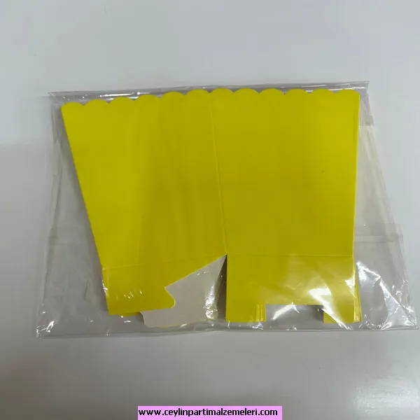 Sarı Popcorn Kutusu